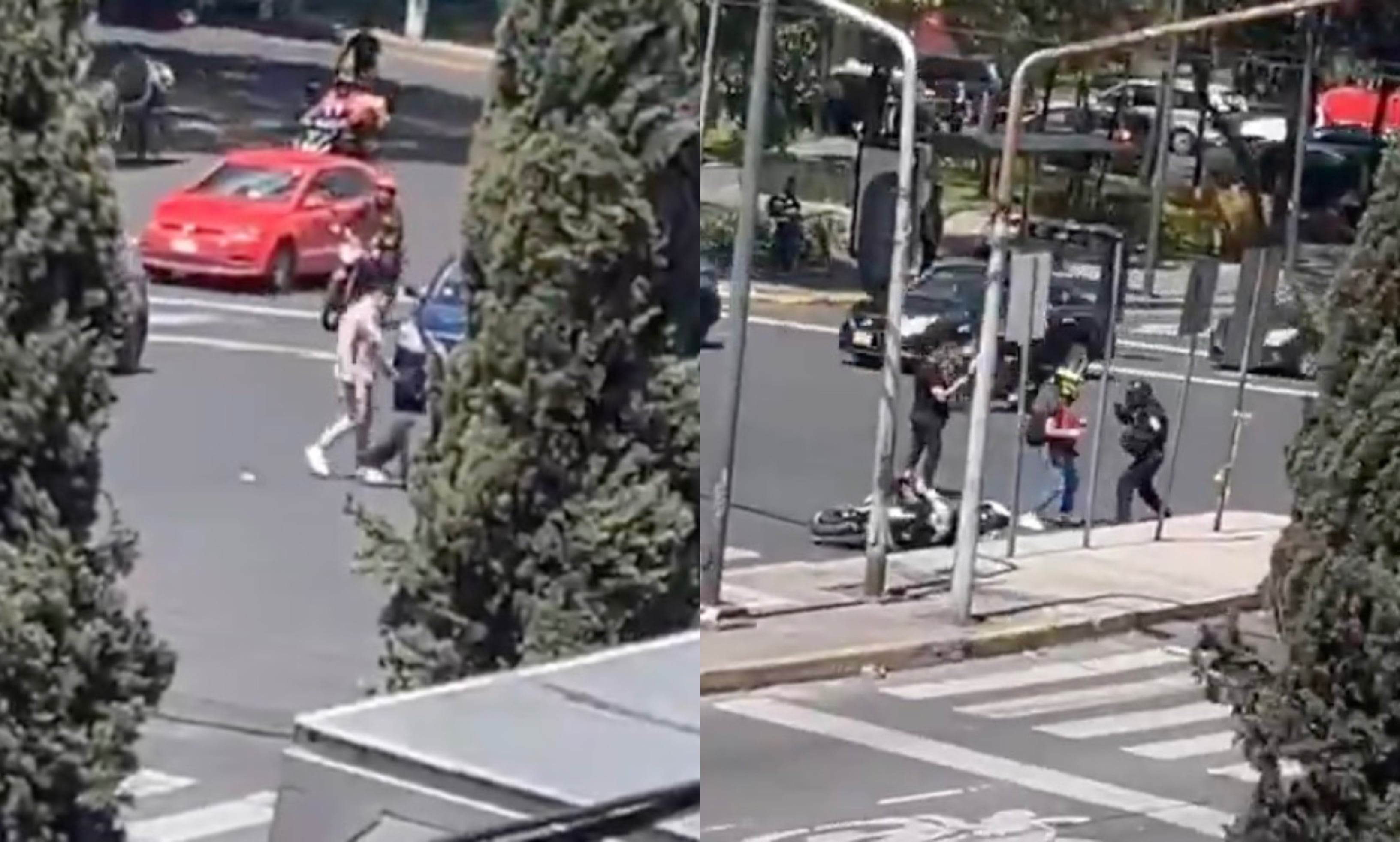 ¿Por qué un policía de CDMX disparó contra motociclista en la colonia Jardín Balbuena?