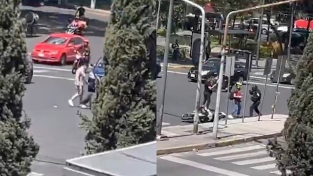 ¿Por qué un policía de CDMX disparó contra motociclista en la colonia Jardín Balbuena?