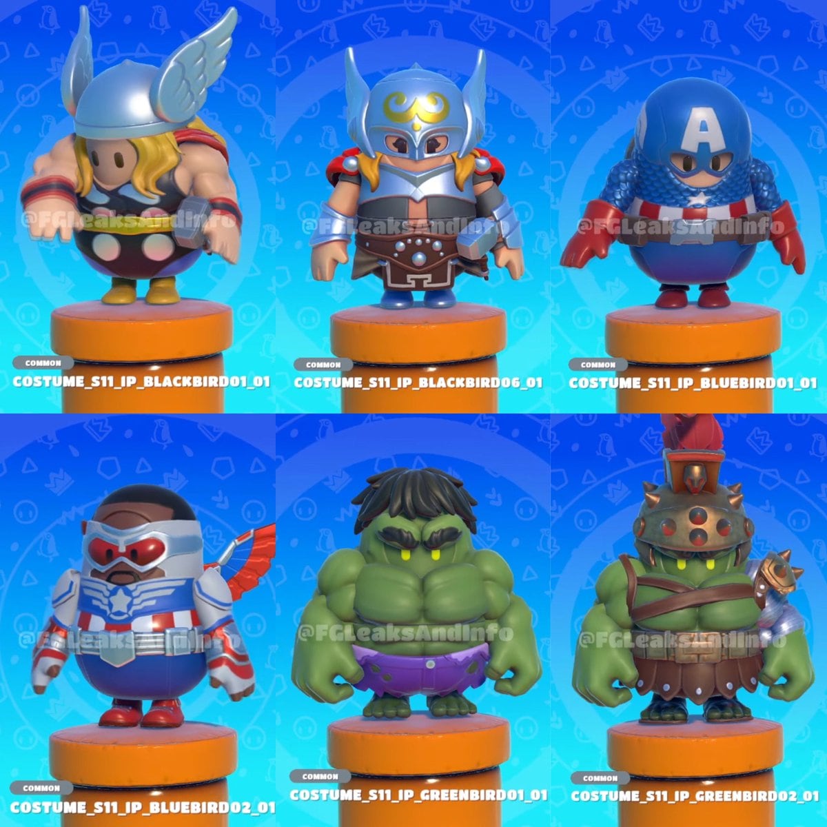 Colaboración Fall Guys y Marvel