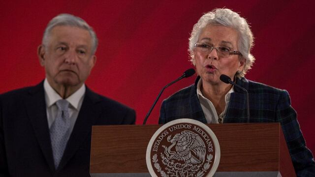 Olga Sánchez Cordero, secretaria de Gobernación