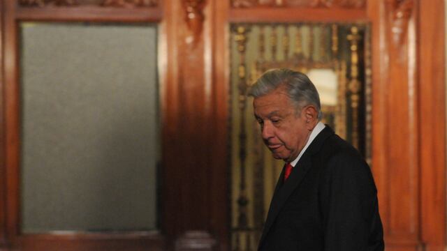 AMLO en su conferencia mañanera