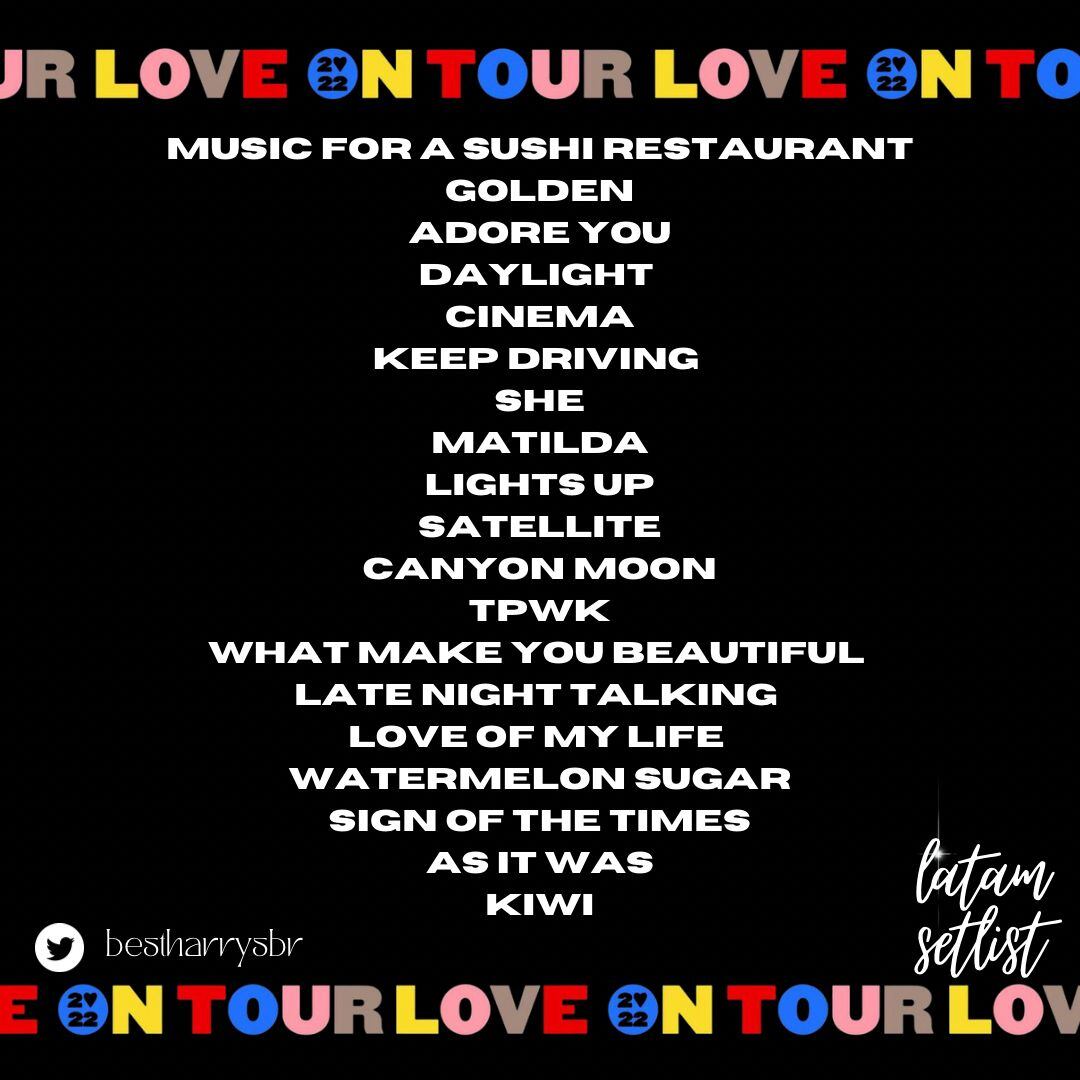 Setlist filtrado del concierto de Harry Styles en México