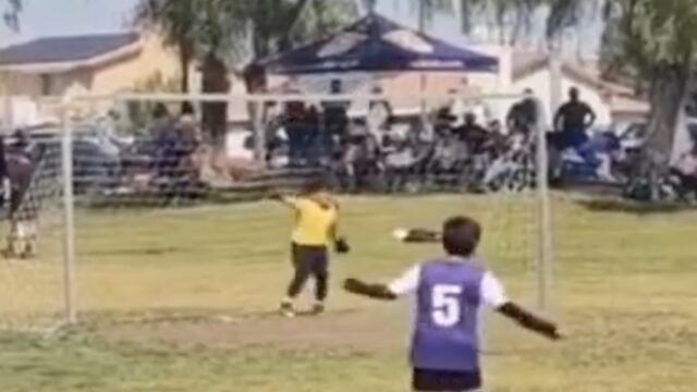 Niño imita al portero Nahuel Guzmán