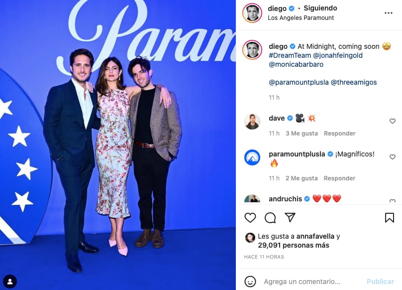 Diego Boneta protagonizará ‘At midnight’ la nueva comedia romántica de Paramount+