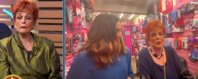 Talina Fernández en sex shop