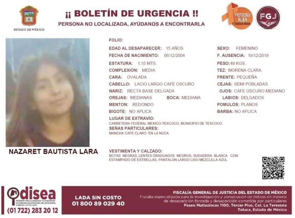 Ficha de Nazaret Bautista.