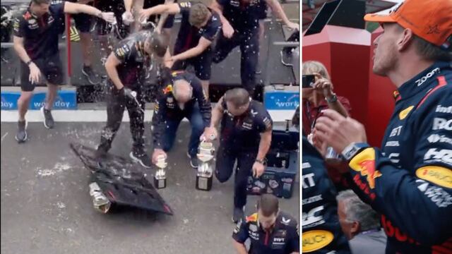 Trofeo de Max Verstappen se rompe
