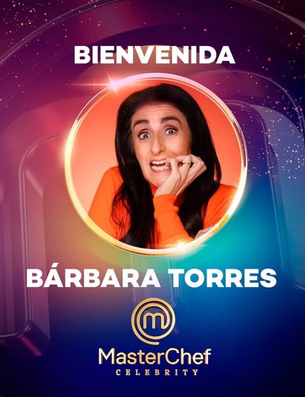 Bárbara Torres en MasterChef Celebrity 2025