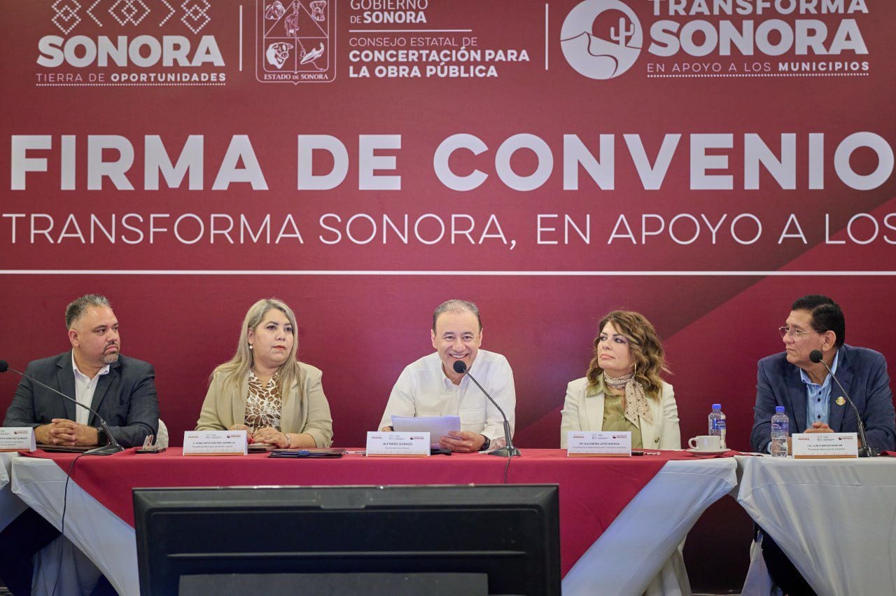 Transforma Sonora beneficiará a 2.9 millones de personas