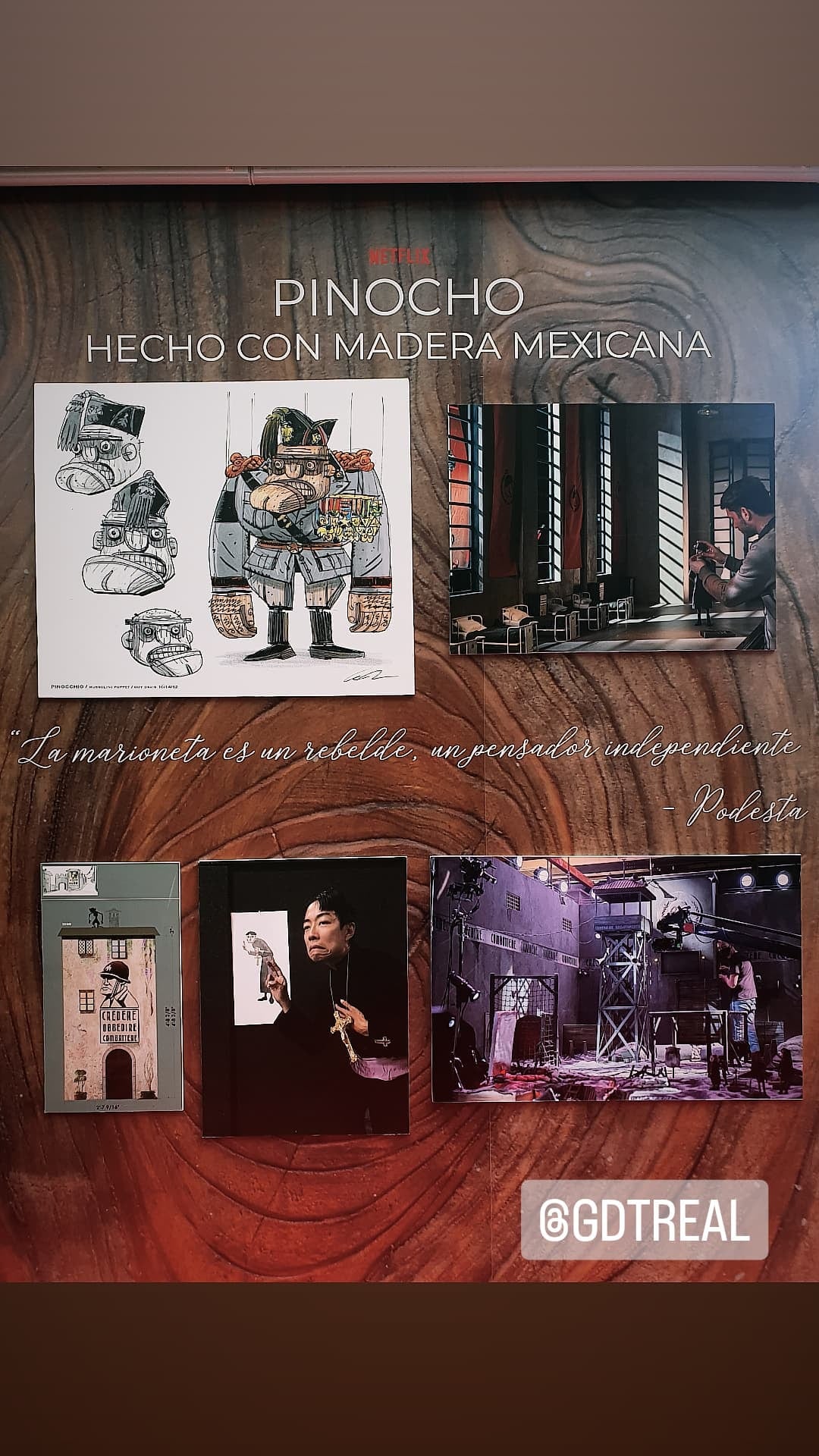 Exposición Pinocchio de Guillermo del Toro en la Cineteca Nacional