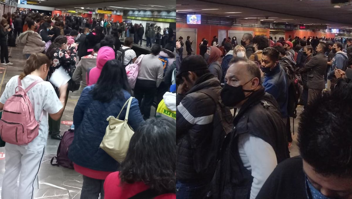 Aglomeraciones en Línea 3 del Metro CDMX
