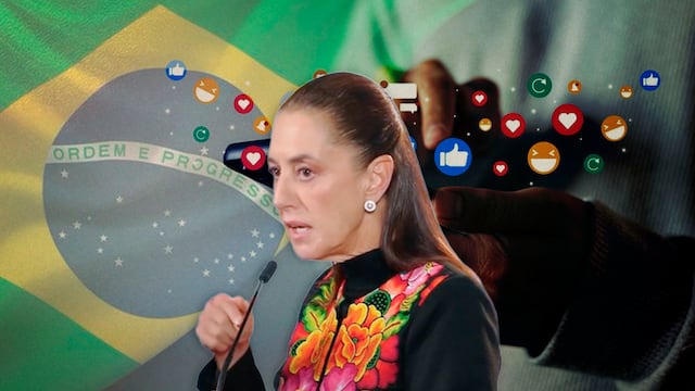 Sheinbaum analiza medidas brasileñas para regular redes sociales, proteger la salud mental y revisar el impacto de algoritmos políticos.