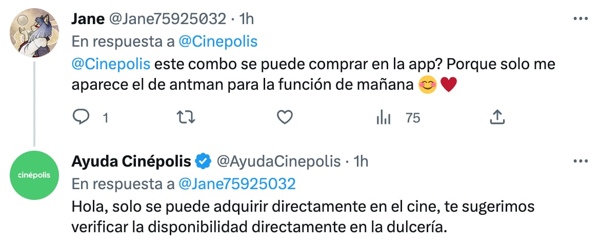 Disponibilidad combo palomitas Cinépolis Demon Slayer
