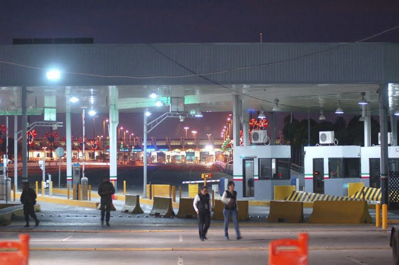 Puente fronterizo de Nuevo Laredo.