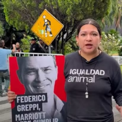 Agreden a activista de Igualdad Animal México durante protesta frente a The Westin Guadalajara