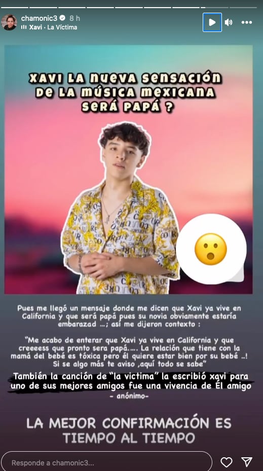 Xavi podría ser papá, pero su relación sería tóxica.