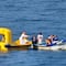 Rescatan a 6 pescadores y un perrito que quedaron a la deriva 3 días