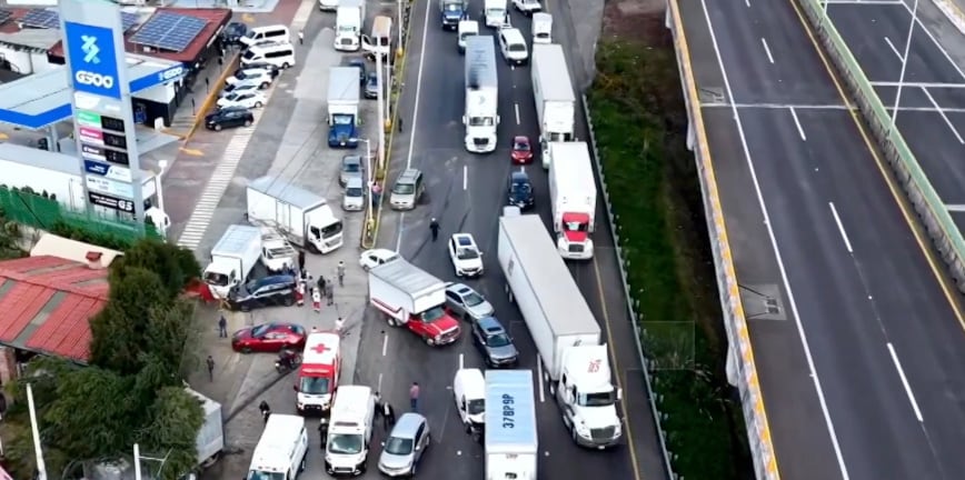 Accidente en la México-Toluca