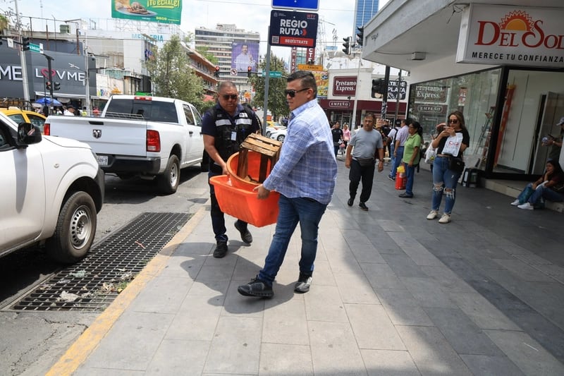 Las autoridades se concentraron en las arterias principales de la ciudad que albergan alta presencia de transeúntes.