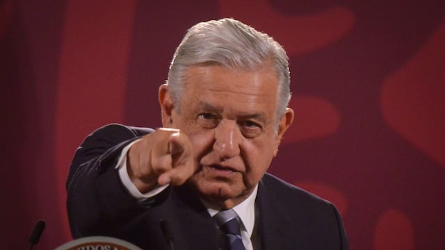 AMLO en su conferencia mañanera