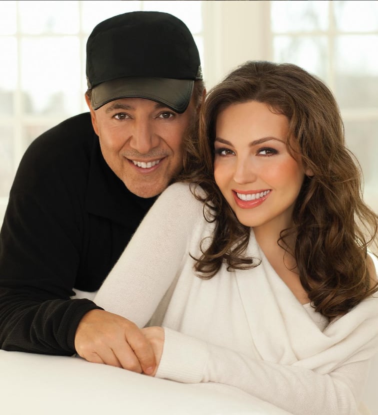 Thalía y Tommy Mottola