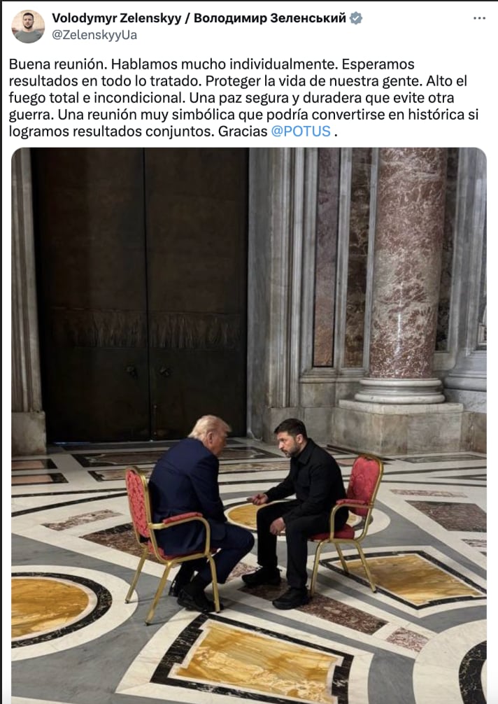 Reunión de Donald Trump y Vladimir Zelensky