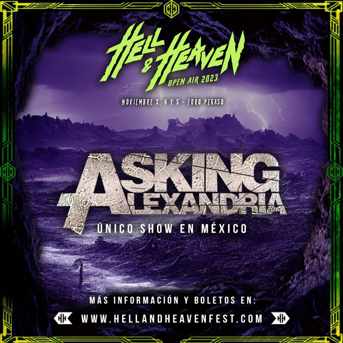 Asking Alexandria en Hell and Heaven Open Air 2023