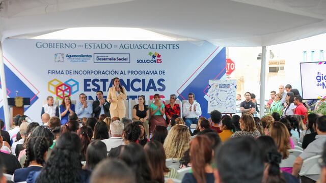 Tere Jiménez pone en marcha el programa Estancias Infantiles “Soluciones” en Aguascalientes