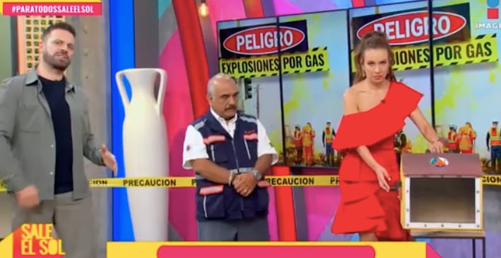 Ingrid Coronado se lleva tremendo susto en Sale el Sol