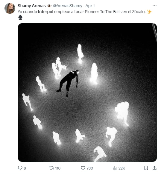 Memes por el concierto de Interpol en el Zócalo