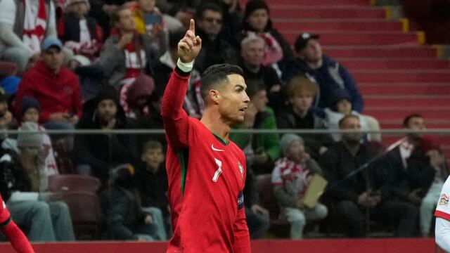 Cristiano Ronaldo con Portugal.