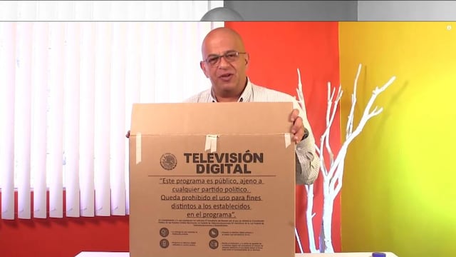 VIDEO: Así son los televisores digitales que regala el gobierno federal