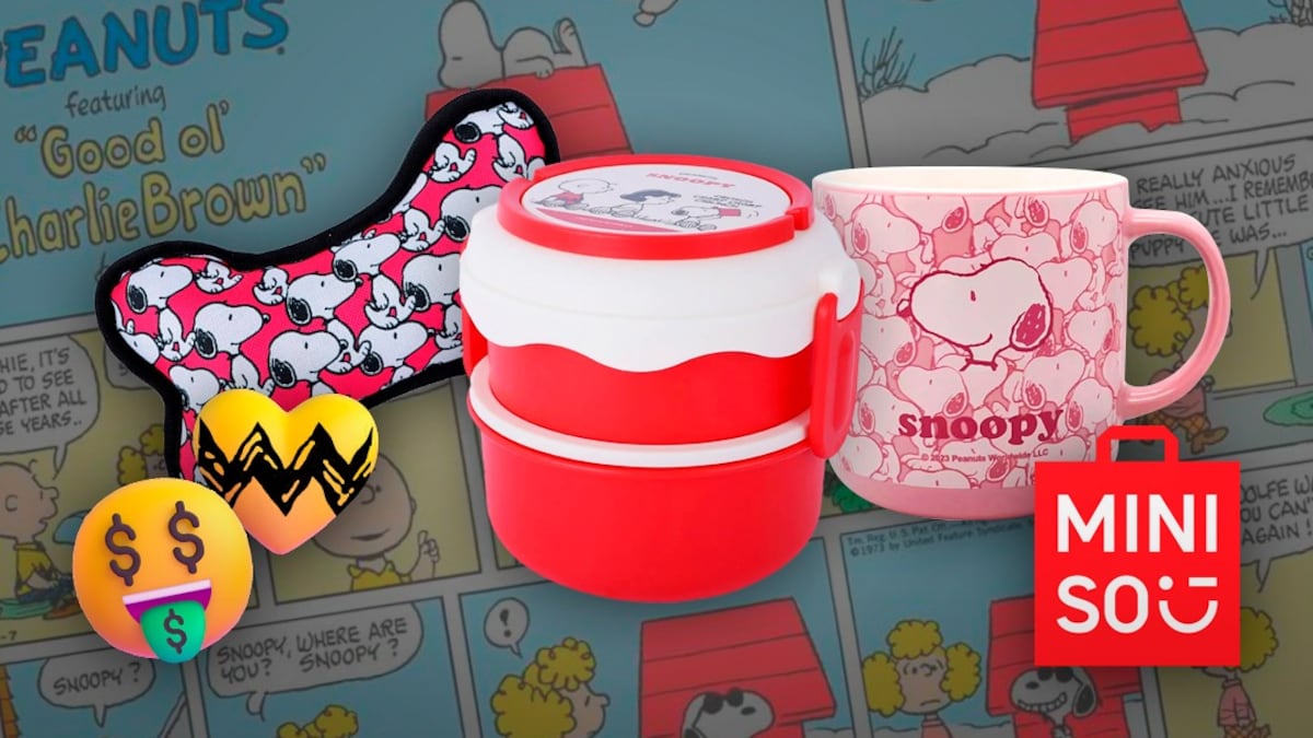 Snoopy en Miniso: Precio de la colección en México y qué productos incluye