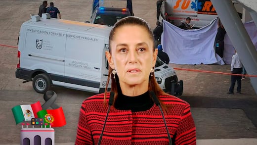 Sheinbaum lamenta muerte de aficionado en México vs Portugal