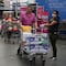 Montachoques de supermercados es detenida en Iztapalapa con valioso botín