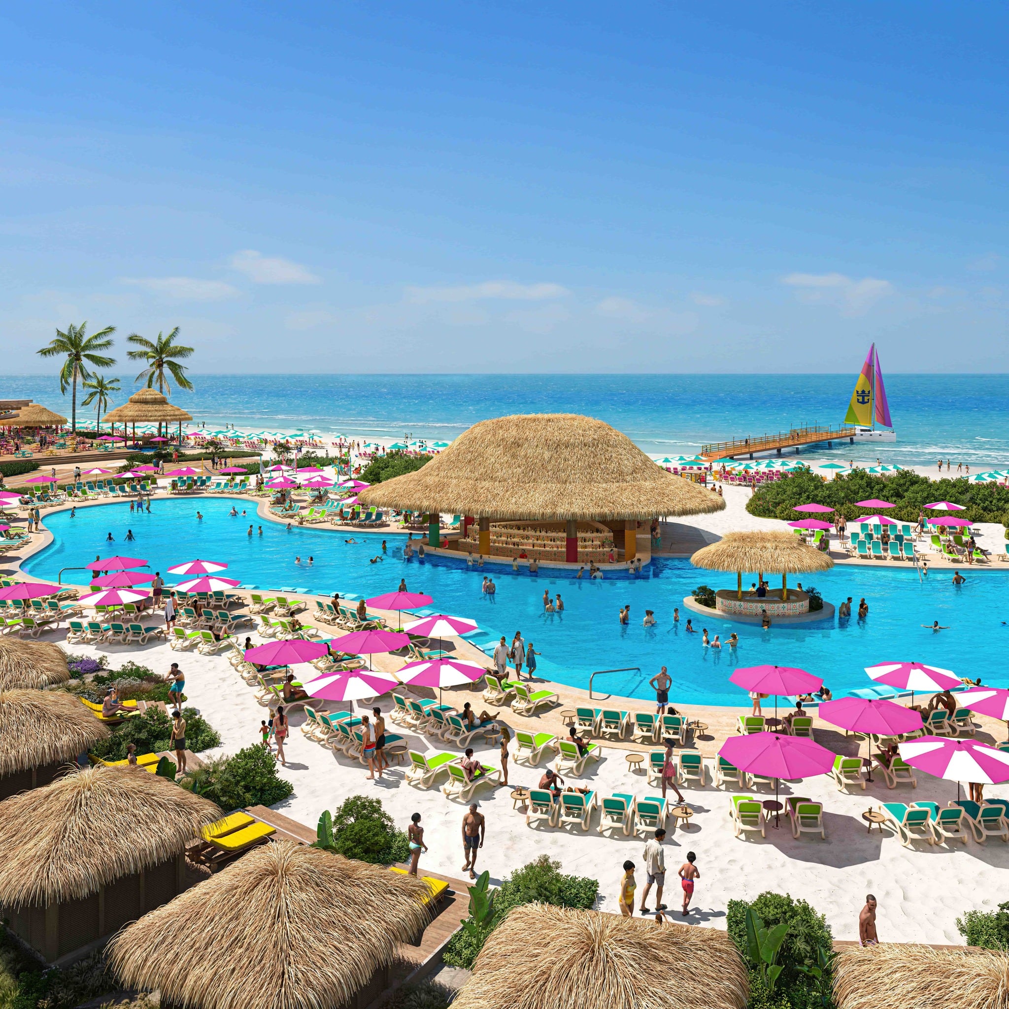 Así es Royal Beach Club en Cozumel, el otro megaproyecto de Royal Caribbean en México