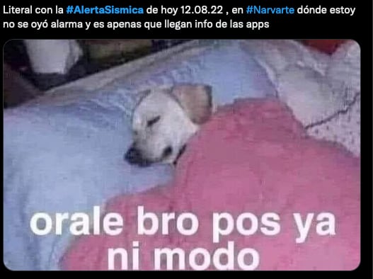Meme del sismo en Michoacán.