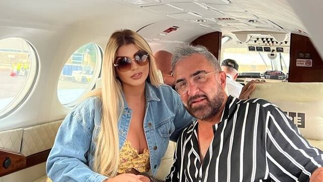 Mariana González y Vicente Fernández Jr.