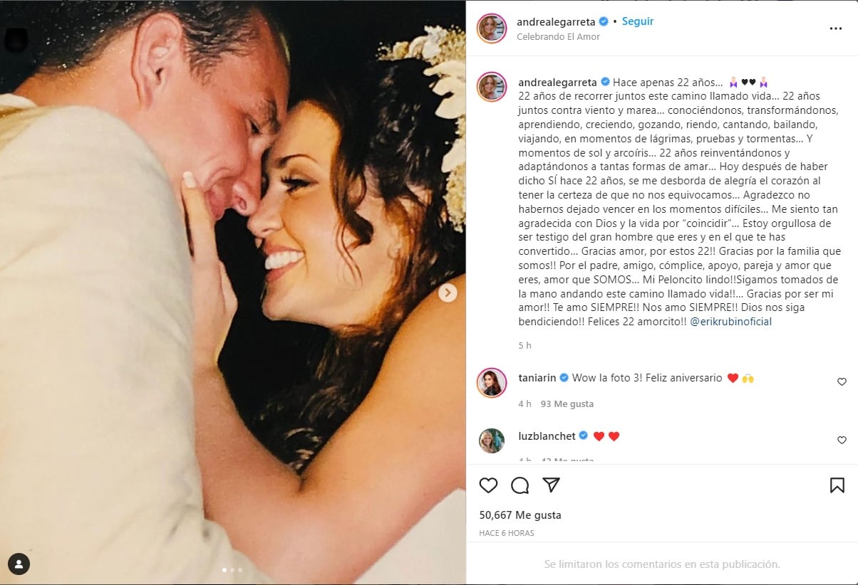 Andrea Legarreta y Erik Rubín