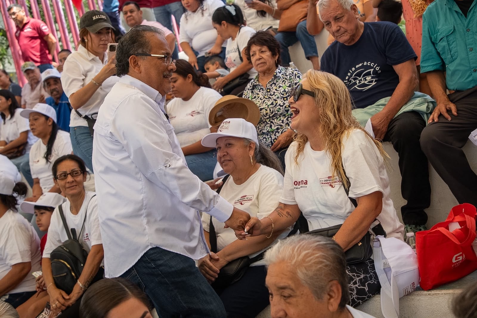 Andrés Mijes suma voluntades en Nuevo León por el ‘Modo Sí’.