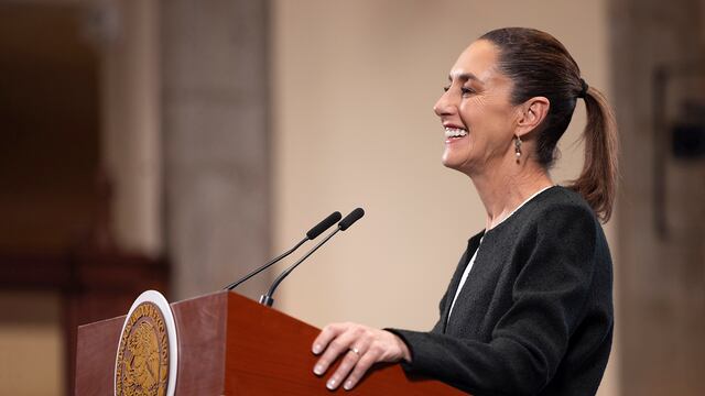 Claudia Sheinbaum en su conferencia mañanera