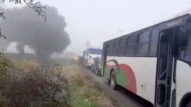 Neblina en el Circuito Exterior Mexiquense