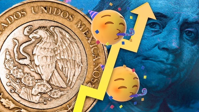 Peso mexicano rompe la barrera del dólar