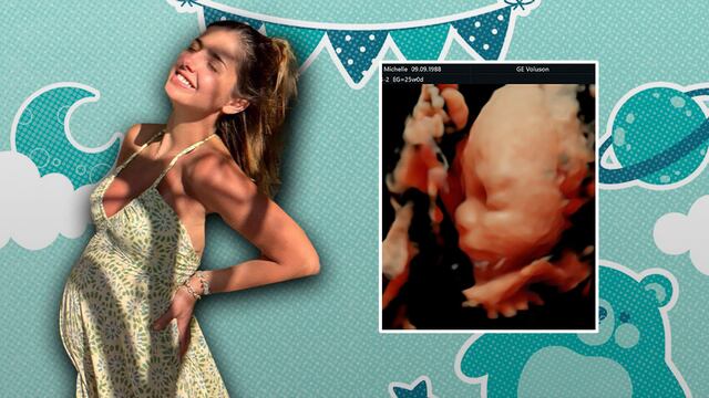 Michelle Renaud revela el nombre de su segundo bebé