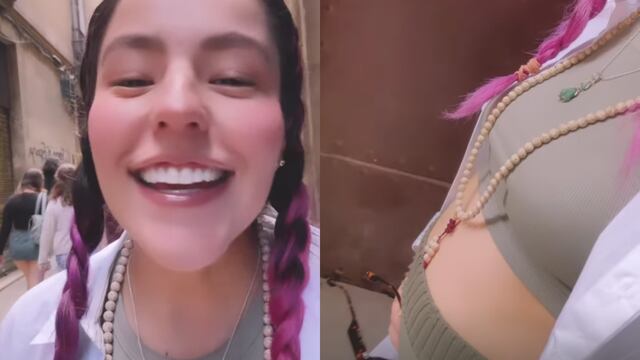 Lesslie Polinesia anda de vacaciones en España tras noticia de su embarazo