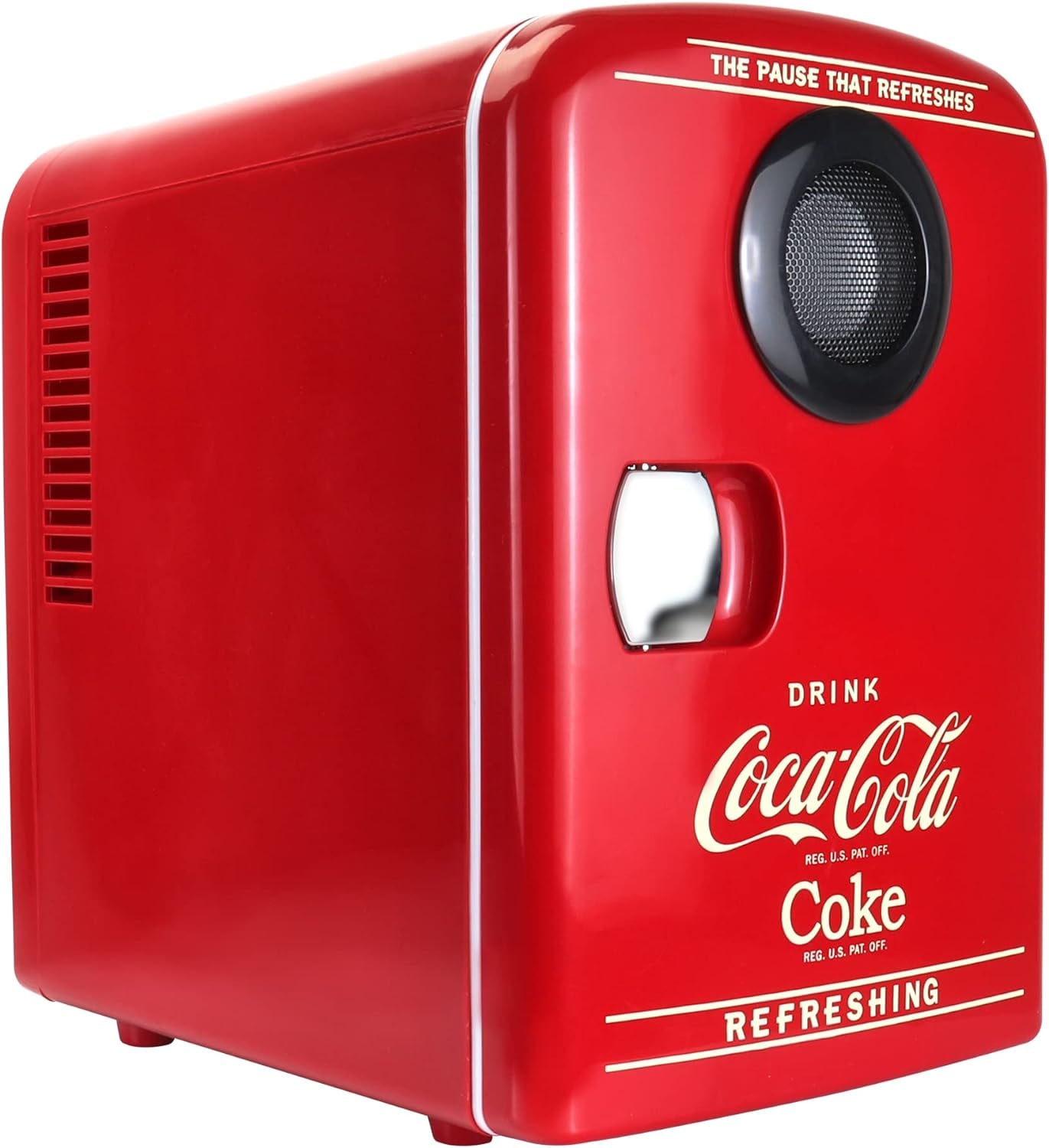 Mini refri de Coca Cola en Amazon con bocina