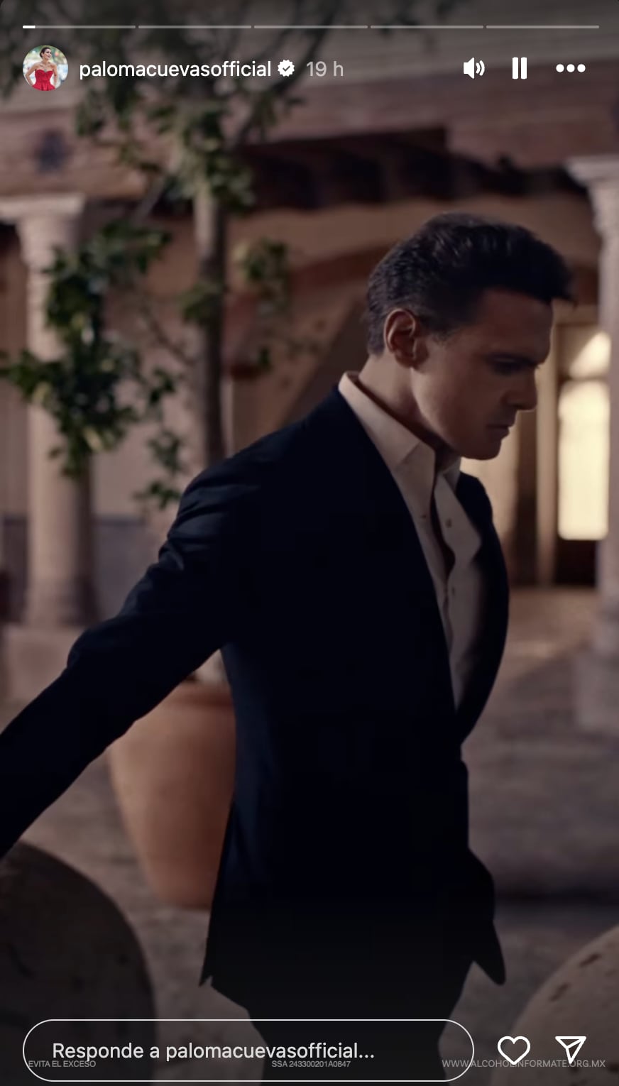 Paloma Cuevas presumió a su novio Luis Miguel