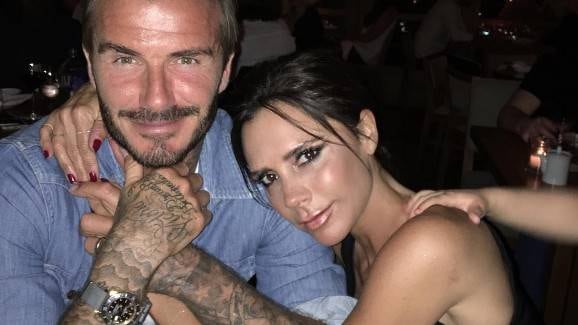 Victoria y David Beckham