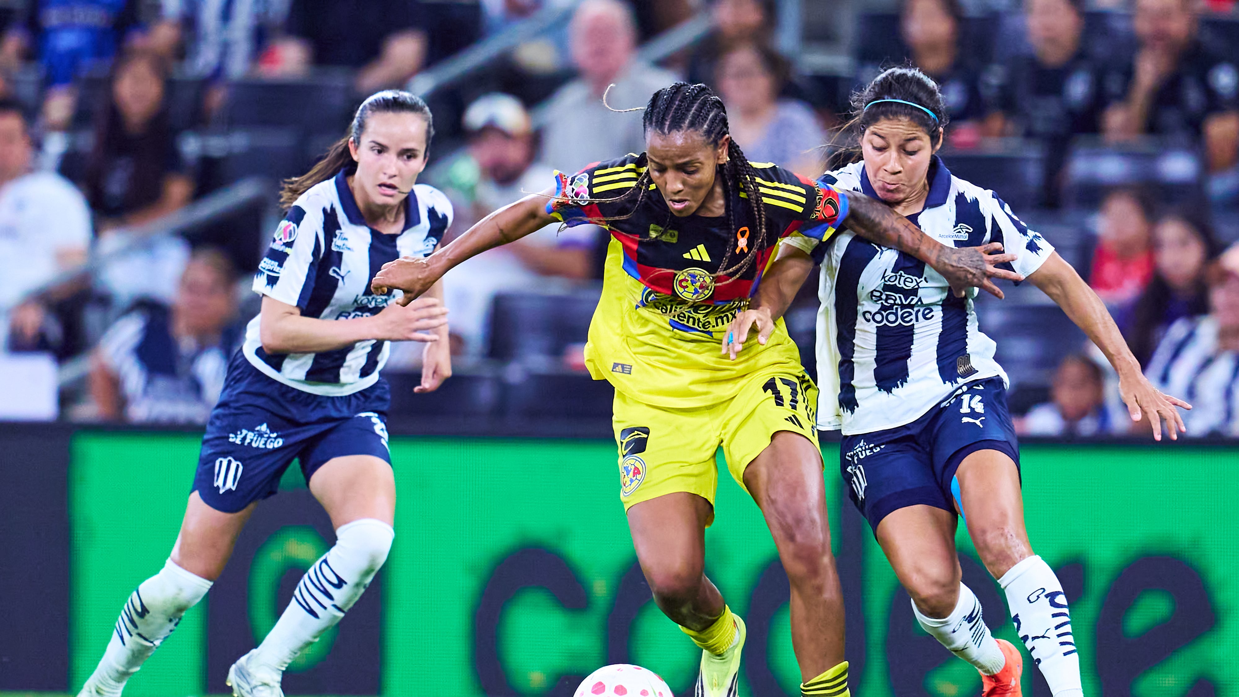 Rayadas saca ventaja ante América en la final de la Liga MX Femenil