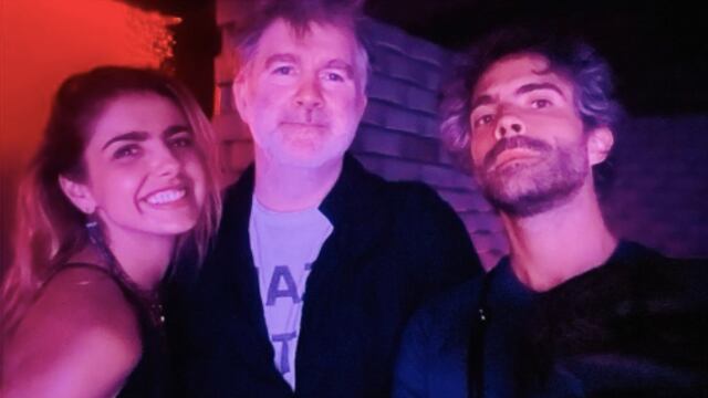 Michelle Renaud, James Murphy y Osvaldo Benavides